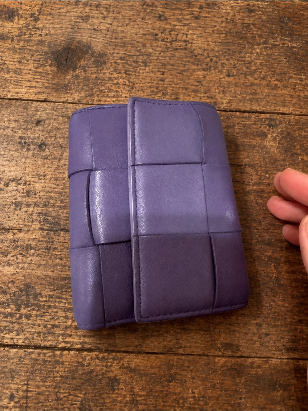 Bottega Veneta Cassette Tri-Fold Wallet – Lavender Purple